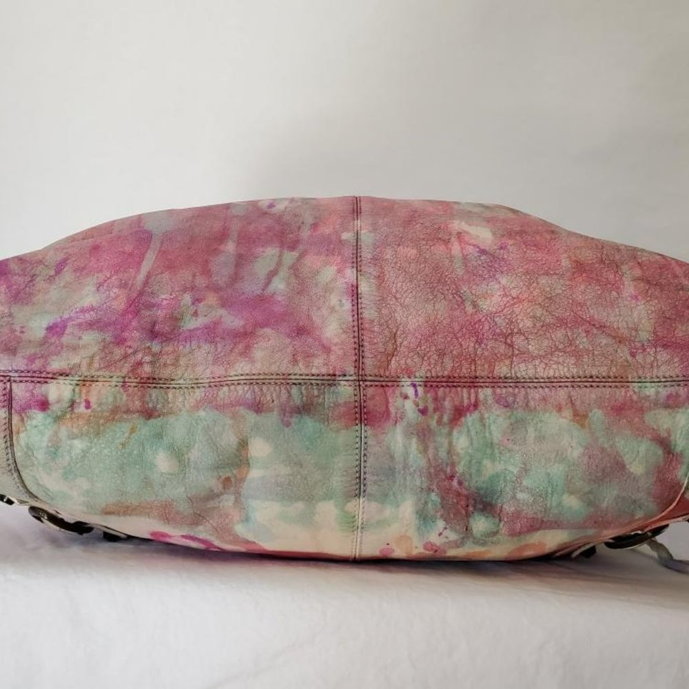 Balenciaga Graffiti Velo giant City bag pink blue red green neo classic work dye - Picture 10 of 14